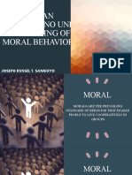 Asian and Filipino Unde Rstanding of Moral Behaviors: Joseph Russel T. Sanguyo