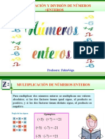 Multiplicacion y Division Enteros