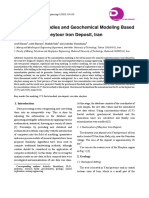 Geostatistics Studies and Geochemical Modeling Based On Core Data, Sheytoor Iron Deposit, Iran