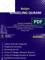 Budiharto (30 April 2020) Belajar Konseling Qurani Bersama Sus Budiharto