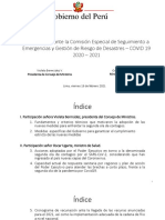 Presentación del Ministro de Salud ante la Comisión COVID del Congreso de la República