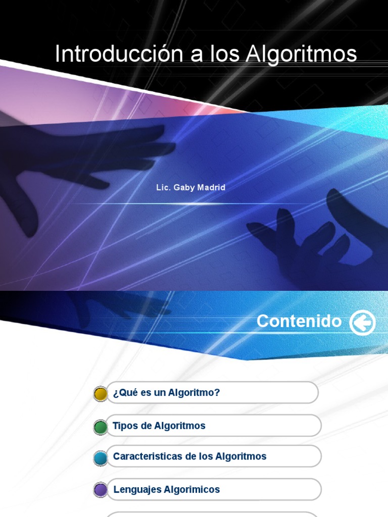 Introducción A Los Algoritmos | PDF | Algoritmos | Lenguaje de programación