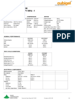 Technical Data Sheet Mlt12Rr 115-127V 60Hz 1 R404A: Compressor Model Voltage Refrigerant