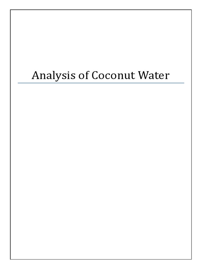 literature review on coconut pdf