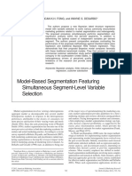 Model-Based Segmentation Featuring Simultaneous Segment-Level Variable Selection