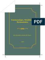 Gracio Rui Alexandre Fenomenologia Metafisica e Hermeneutica