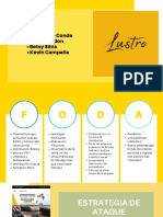 Analisis FODA de Empresa Lustro