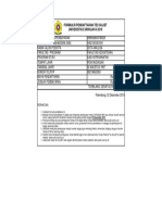 Formulir Pendaftaran Tes Suliet Universitas Sriwijaya 2019: Perhatian