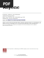 Involution, Ambience, and Architecture Author(s) : Emmanuel Petit Source: Log, Fall 2013, No. 29 (Fall 2013), Pp. 25-32 Published By: Anyone Corporation