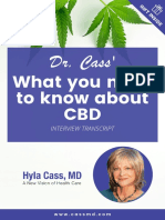 Dr. Cass': What You Need To Know About CBD