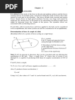 Chapter - 2: Dynamic Force Analysis