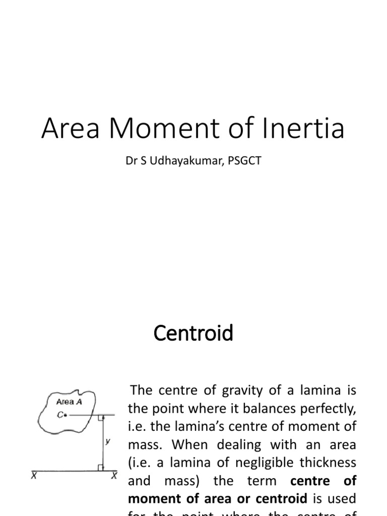 Understanding Area Moment of Inertia | PDF