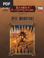 Expert Player's Guide Volume III Epic Monsters