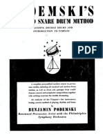 PODEMSKI S-Snare Drumm Method