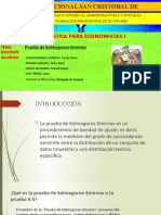 Universidad Nacional San Cristóbal de Huamanga: Estad Stica para Economistas I Í