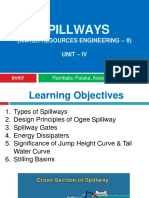 Spilways Unit - IV