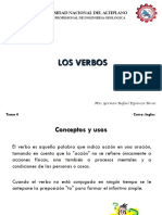 Tema 4 Los Verbos