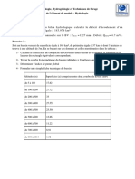 TD N 1 - Hydrologie (20-21)