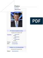 Biografia de Juan Manuel Santos