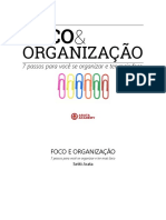 Mini Livro 7 Minutos Foco e Organizacao Arata Academy