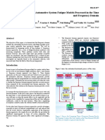 A Comparative Study of Automotive System Fatigue Models Processed in The Time and Frequency Domain