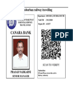 Canara Bank: Show This ID For Suburban Railway Travelling