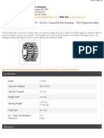Timken Part Number EE821096D - 821165, Tapered Roller Bearings - TDI (Tapered Double Inner) Imperial