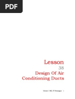 Air Conditioning Duct Design-Lecture 38