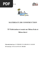 Polycopié TP MDC Fabrication et essais du Béton 1ère partie