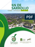 Plan de Desarrollo Yondo Antioquia 2020 2023