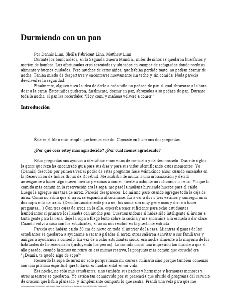 Un pedazo de pan para la seguridad Cómo un simple gesto ayudó a niños