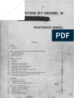 B-52245E04 System 6T Model B Maintenance 1983