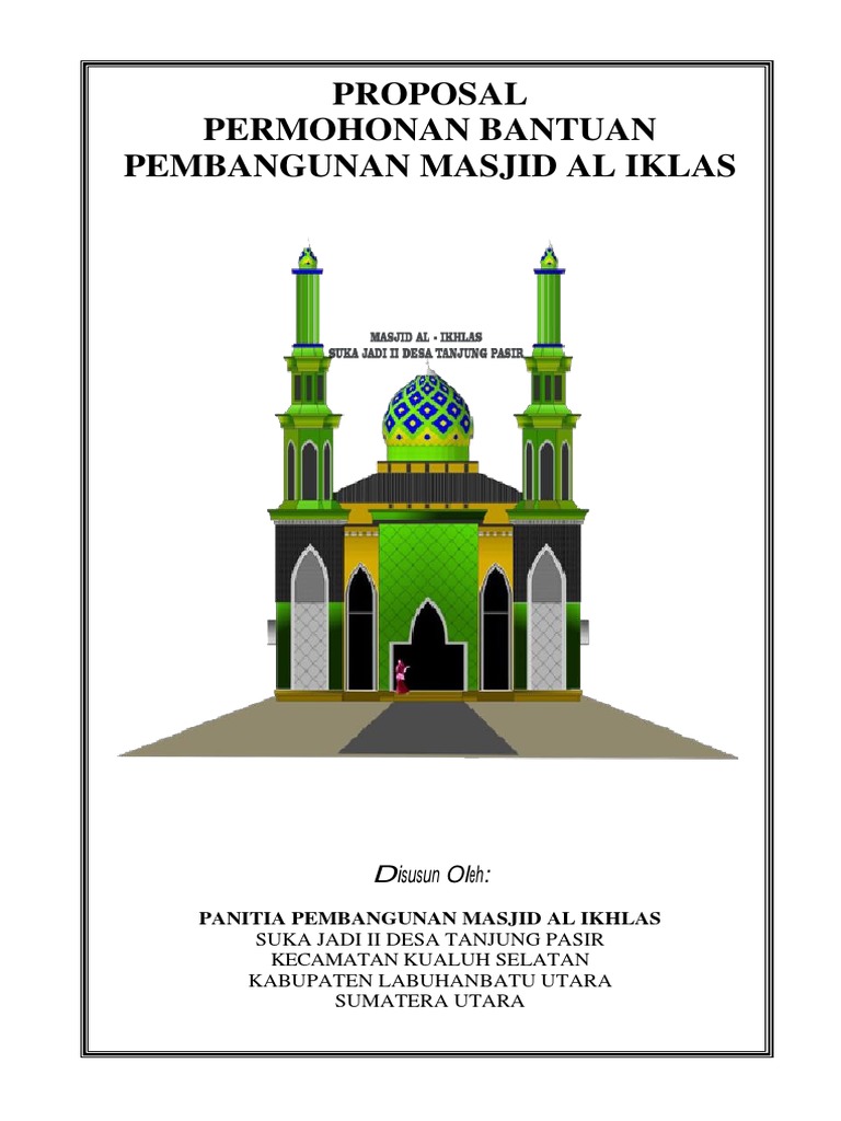 Proposal Masjid Al Ikhlas | PDF