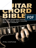 Guitar Chord Bible Over 500 Illustrated Chords for Rock Blue