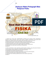 Soal Dan Pembahasan Materi Pedagogik Mata Pelajaran Fisika