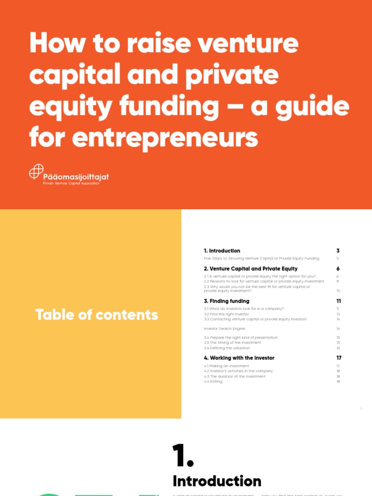 Venture Capital & Private Equity Guide | PDF | Venture Capital ...