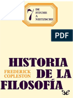 (Historia de La Filosofia 07) de Fichte A Nietzsche - Frederick Copleston
