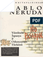 Pablo Neruda Yürekteki İspanya Ve Oduncunun Türküsü Us Yayınları