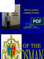 Penalizing Corruption: Atty. Pio R. Dargantes Director Ombudsman - Visayas Regional Office 6, Iloilo City