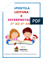 Apostila de Leitura e Interpretação 3º Ao 5º Ano