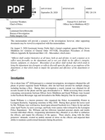 Ofc. Middleton - Redacted Disciplinary Hearing