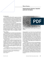 Enfermedad de Wolman. Depósito Pulmonar de Lípidos: OTA Linica