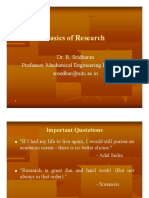 Basics of Research