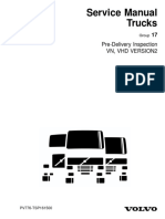 Service Manual Trucks: Pre-Delivery Inspection VN, VHD Version2