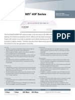 Fortigate/Fortiwifi 40F Series: Secure Sd-Wan Next Generation Firewall