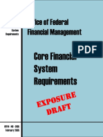 Federal Finanacial Management System Requirements