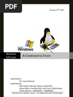 Windows Vs Linux - A Comparative Study