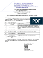 Pengumuman Jadwal KBM 2020 - 2021 Semester Ganjil SDN Batan Indah