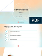 Survey Produk Cemilan Keripik Lumpia