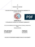 Dissertation Report: Sumbitted To Uttrakhand Technical University, Dehradun